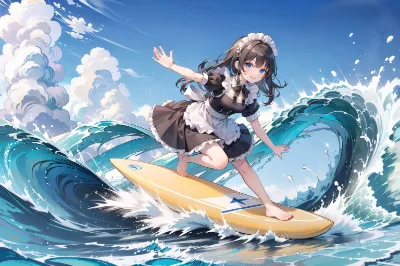 メイドサーフィン！