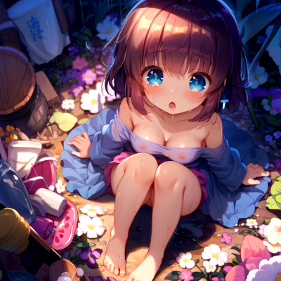 夜道で