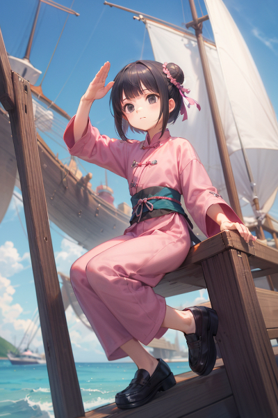 遠望するカンフーロリ少女其之二