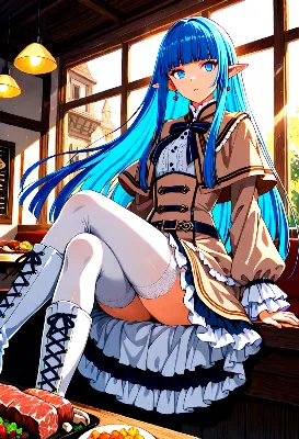 ランチタイムの蒼精