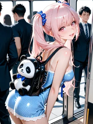 パンダ型ミニリュック