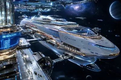 様々な行き先の平行時間軸間大型高速”旅”客船と、それぞれの世界線が交差し始めるそれぞれ”旅”。