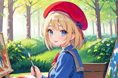絵を描いてるんだよ