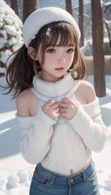 冷たいよ～!