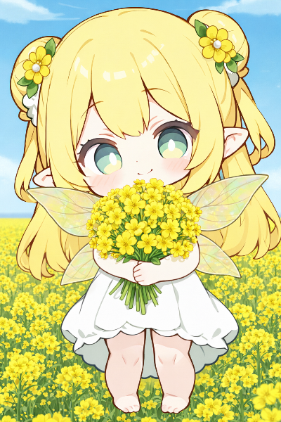 菜の花の妖精