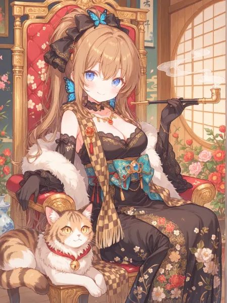 高貴な和ゴシックお嬢様