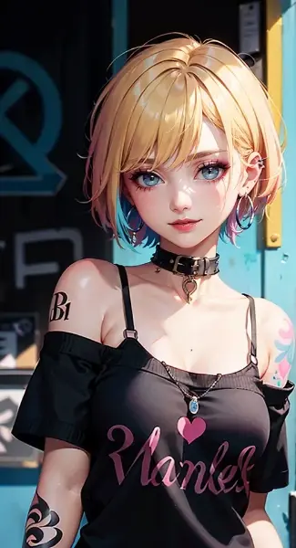 ゴシックパンク ✖ ショートヘア