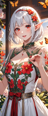 花とエルフ