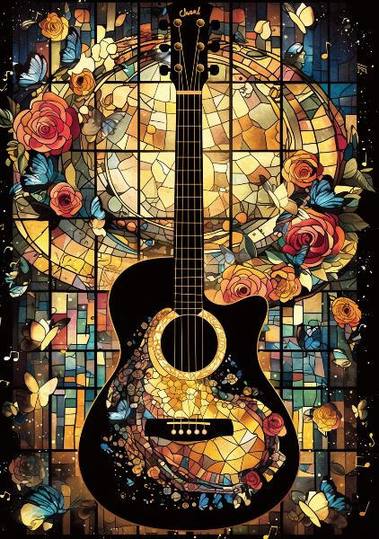 ミュージックステンドグラスア－ト