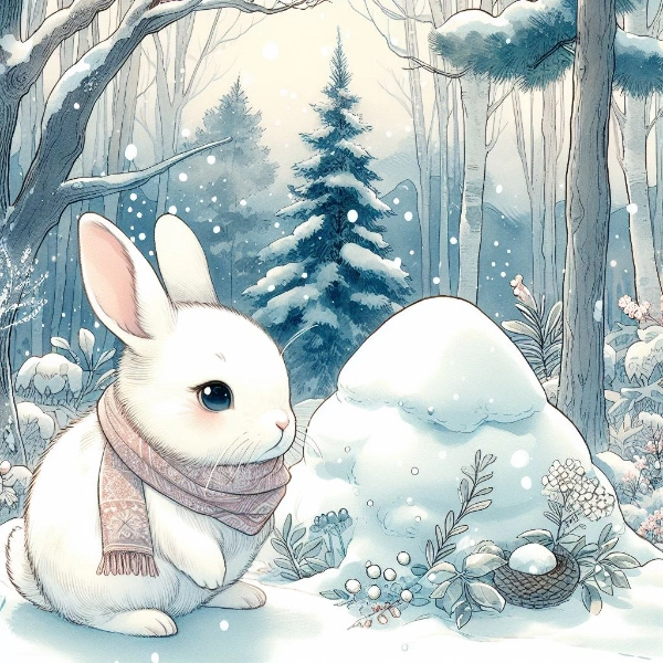 「雪うさぎ」を作りたい……（涙）