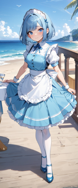 かわいいウエイトレスさん