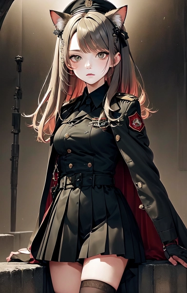 軍服風ロリーターファッション