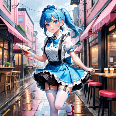 雨のお昼