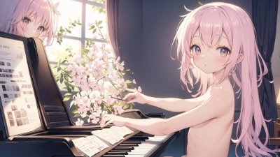 裸ピアノ