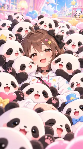 『パンダ色に染まる世界 ～夢の大行進～』