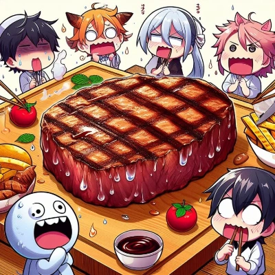 驚愕のステーキ