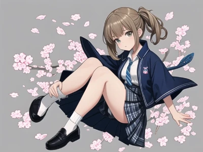 桜舞う放課後の甘い記憶