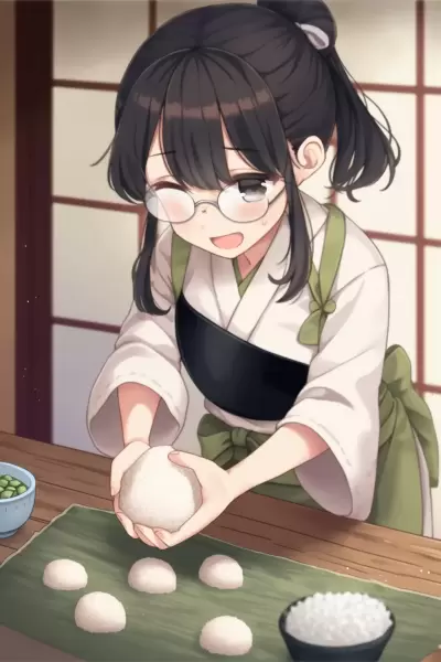 おにぎり＋女の子