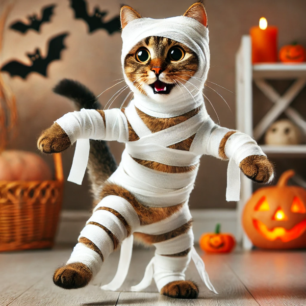 ミイラ男な猫さん