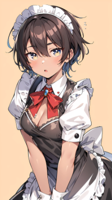 褐色メイドちゃん