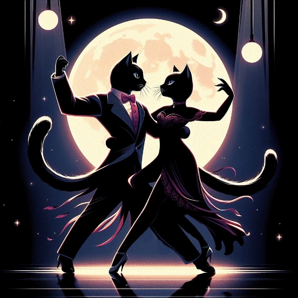 chat noir… tango noir