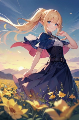 エルフの女の子