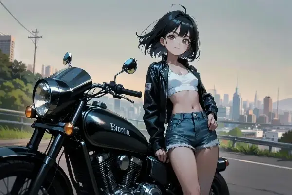 バイク女子＿２