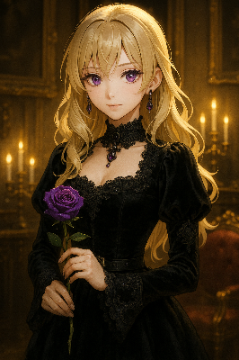 紫の薔薇のサムネイル