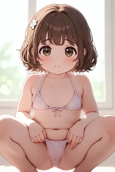 ビキニ開脚ロリっ娘