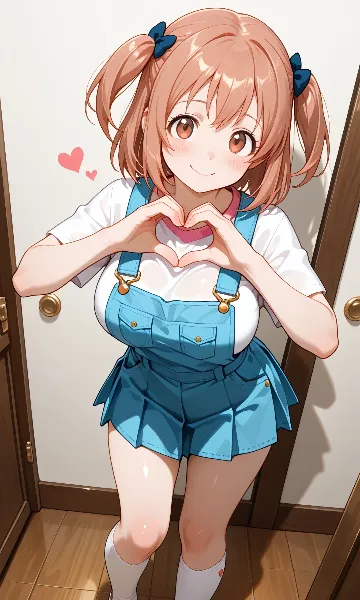 お題:手でハート 企画参加作品 ちぃちゃん