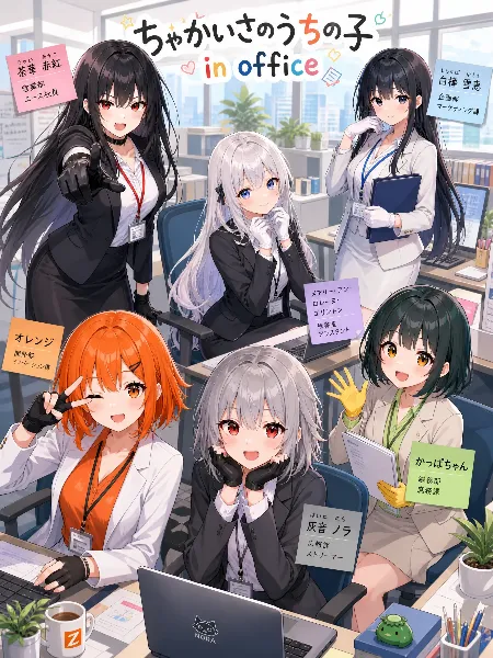 ちゃかいさのうちの子 in office