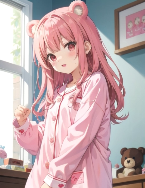 テディベアと女の子