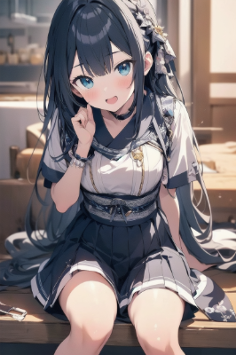 行儀の悪い女の子