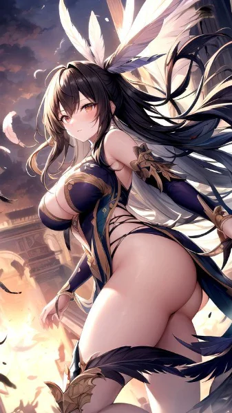 人間鳥族の青い鳥さん