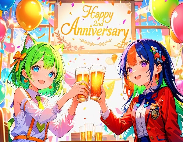 2周年おめでとう！