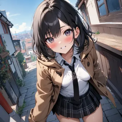 黒髪の女の子48