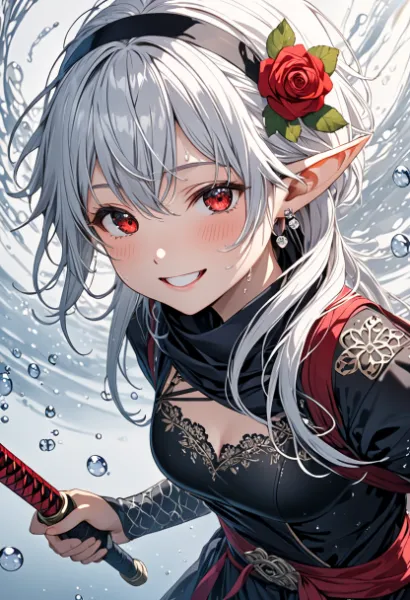 紅薔薇の剣士と水の舞