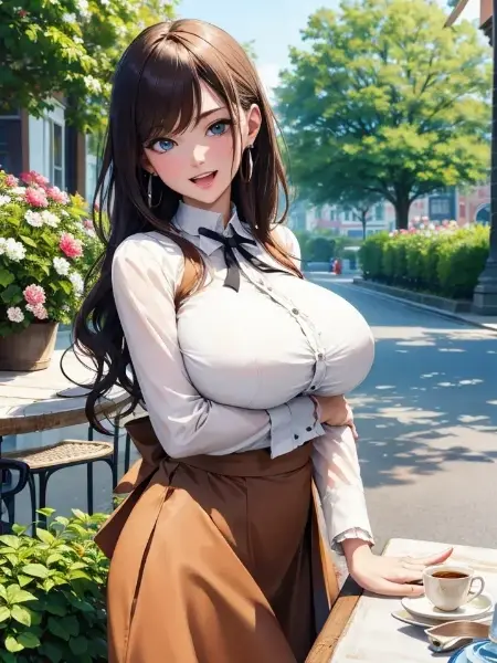 街で見かけたお姉さん