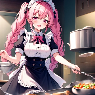 TrinArtで料理メイド