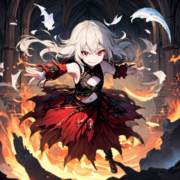 燃えた城での戦い