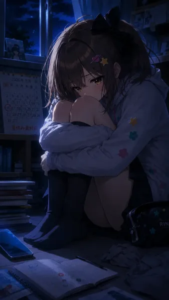 夏休み最終日の夜………。