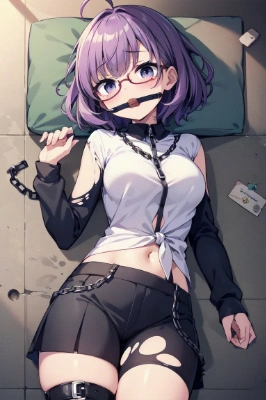 紫髪の女の子