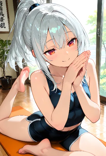 「こういうセクシーっぽいポーズもあるのかな？」