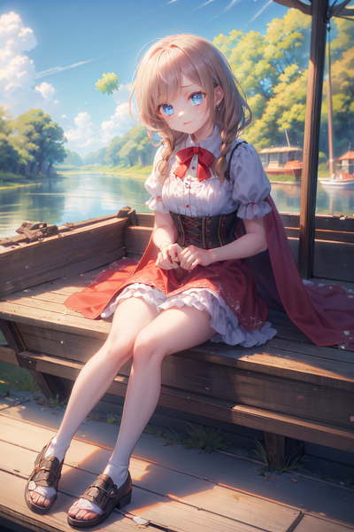 ジャングルクルーズするうちの娘たち（赤ずきんの少女錬金術師）