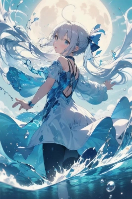 透き通った海