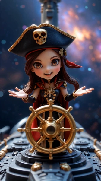 Erokawa Girl Pirate Captain