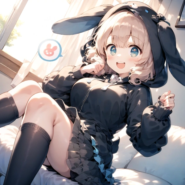 たれ耳フード娘