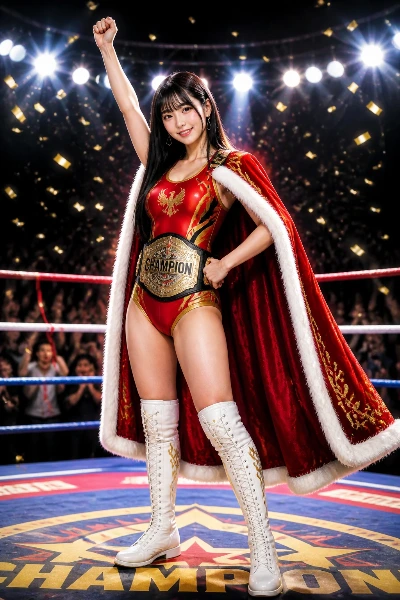 プロレスのチャンピオン風
