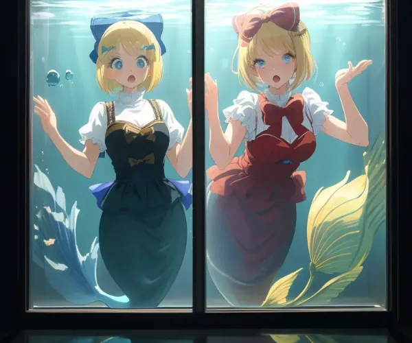 こんなところに閉じ込めるんてひどくなーい