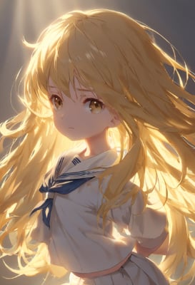 金髪の少女